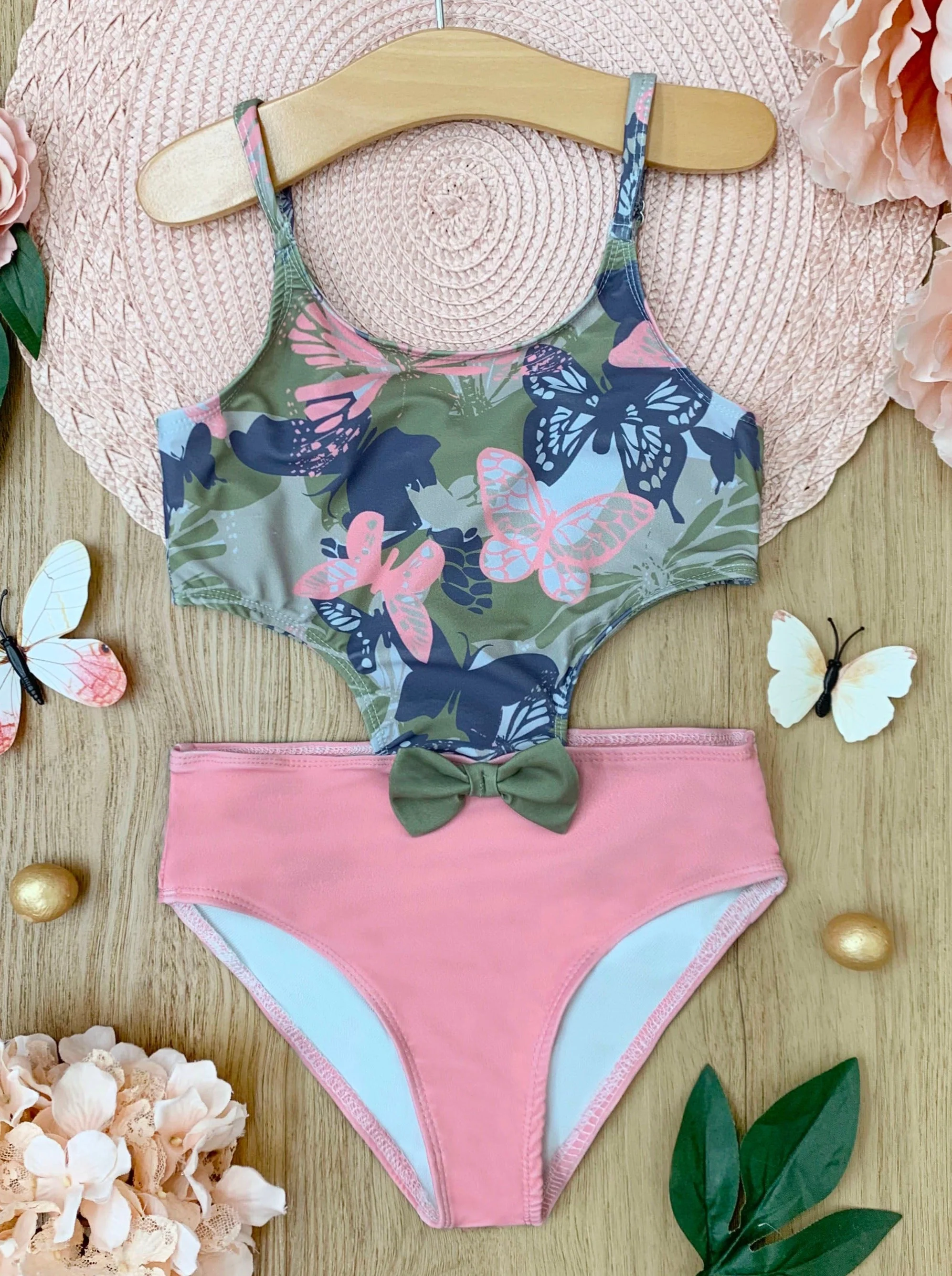 Butterfly Camo Cutie One Piece Swimsuit - Image 6