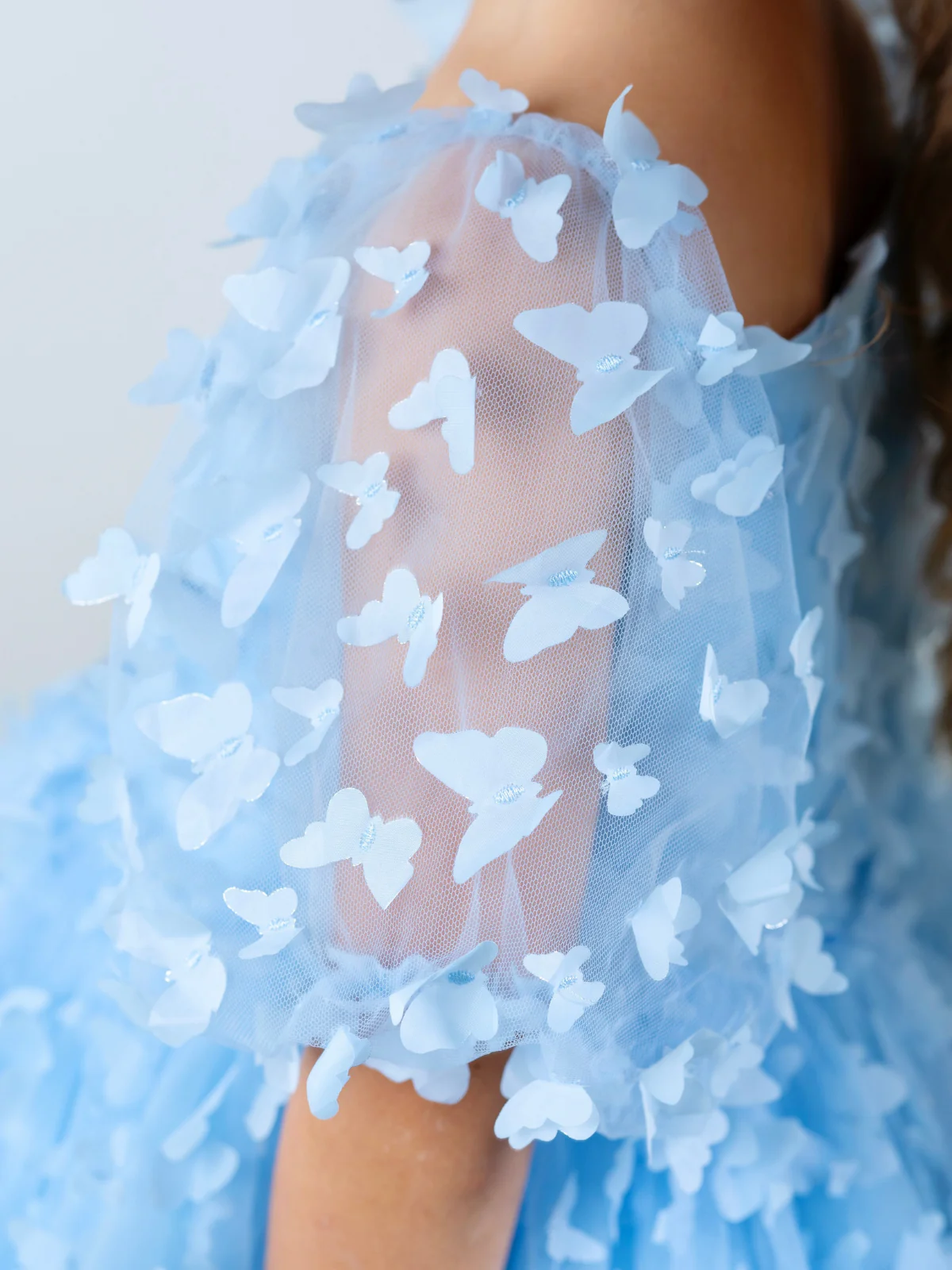 Butterfly Dream 3D Applique Party Dress - Image 2