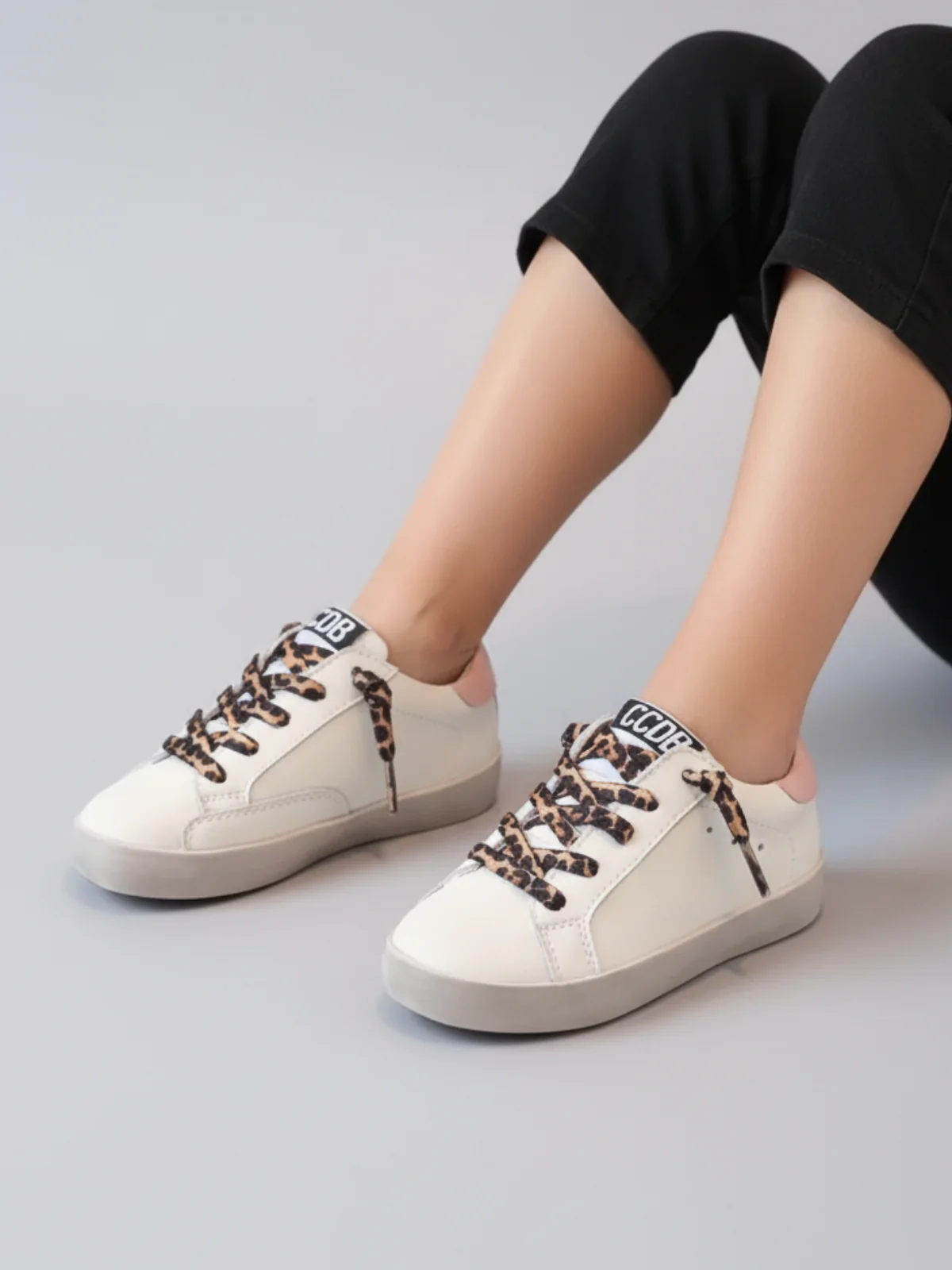 Just Fab Leopard Lace Sneakers By Liv and Mia - Image 2
