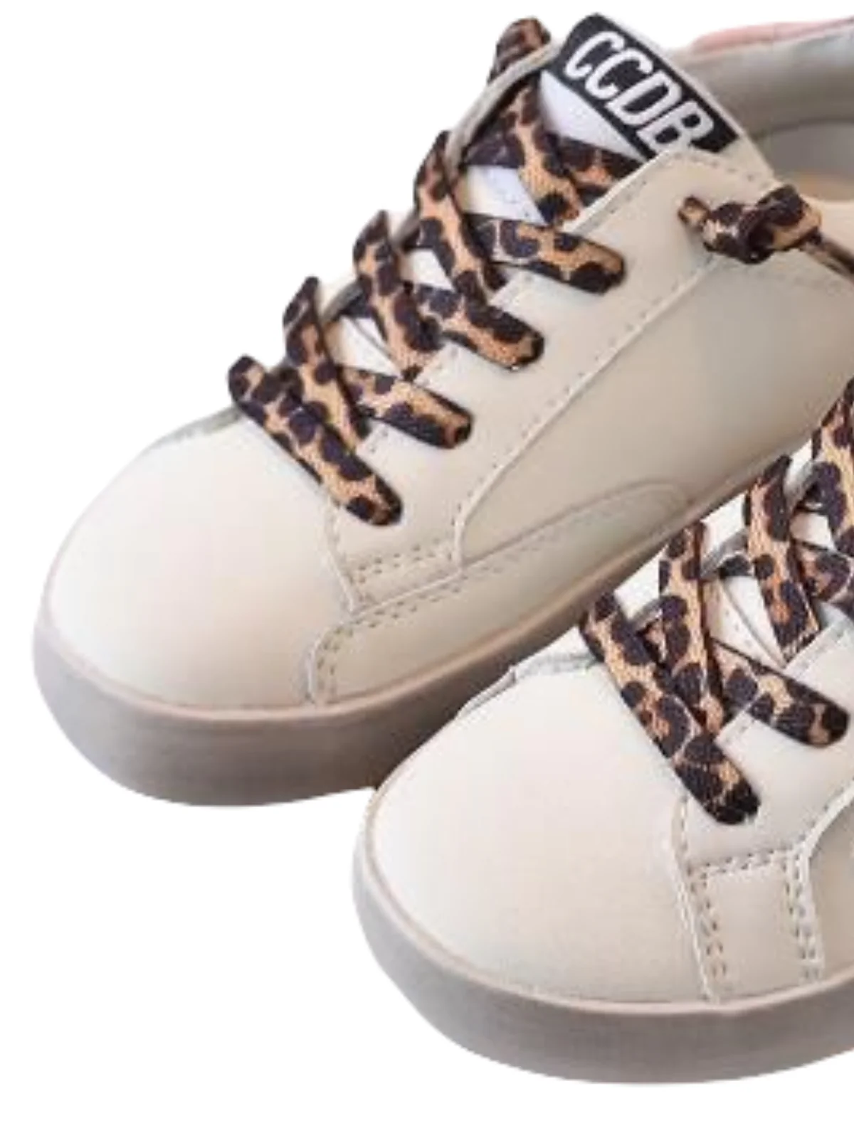 Just Fab Leopard Lace Sneakers By Liv and Mia - Image 3