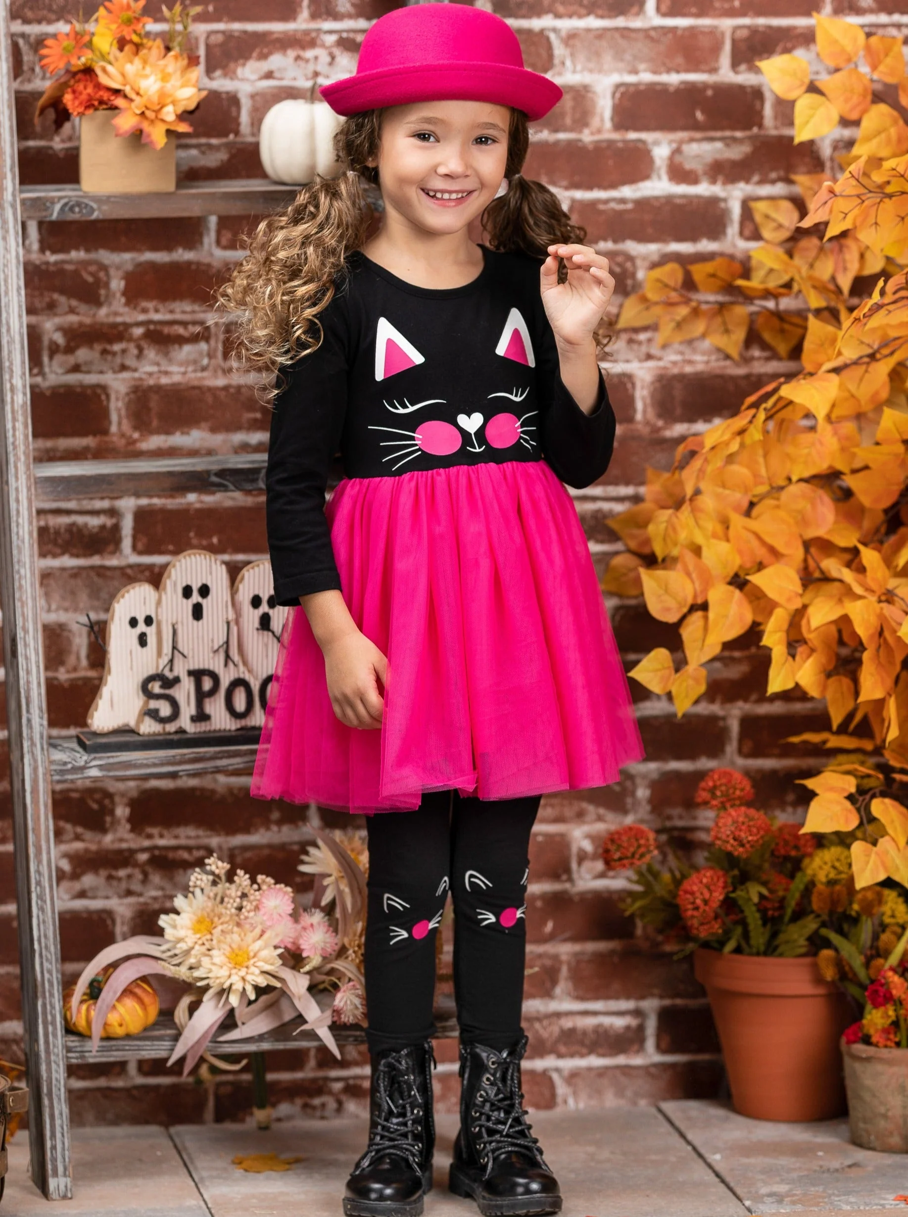 Cat-alog Cutie Tutu Tunic and Legging Set - Image 2
