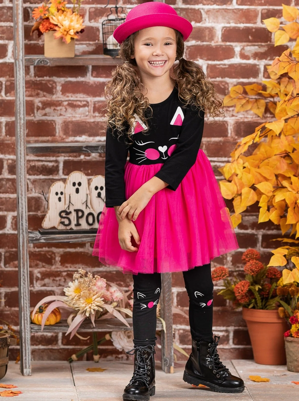 Cat-alog Cutie Tutu Tunic and Legging Set - Image 3