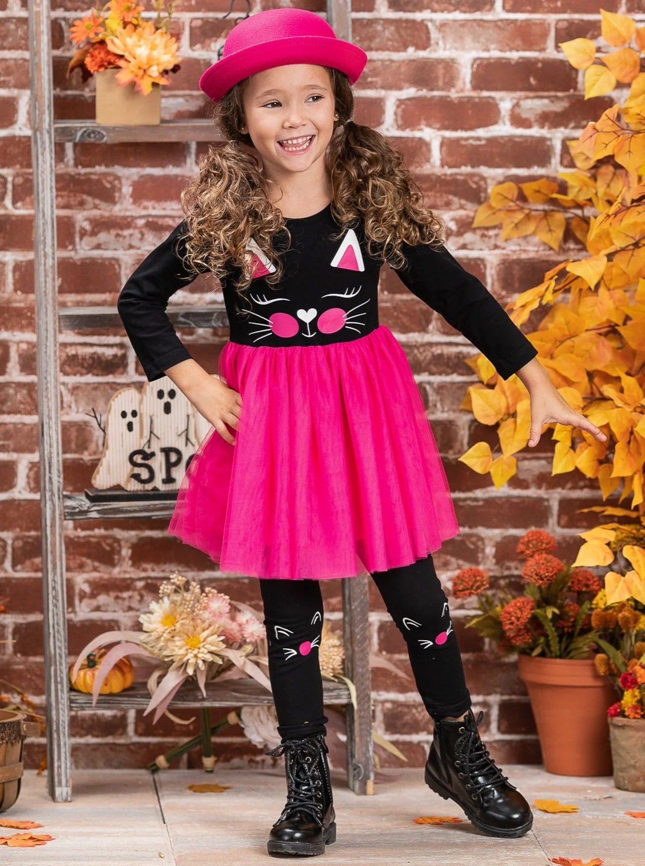 Cat-alog Cutie Tutu Tunic and Legging Set - Image 4