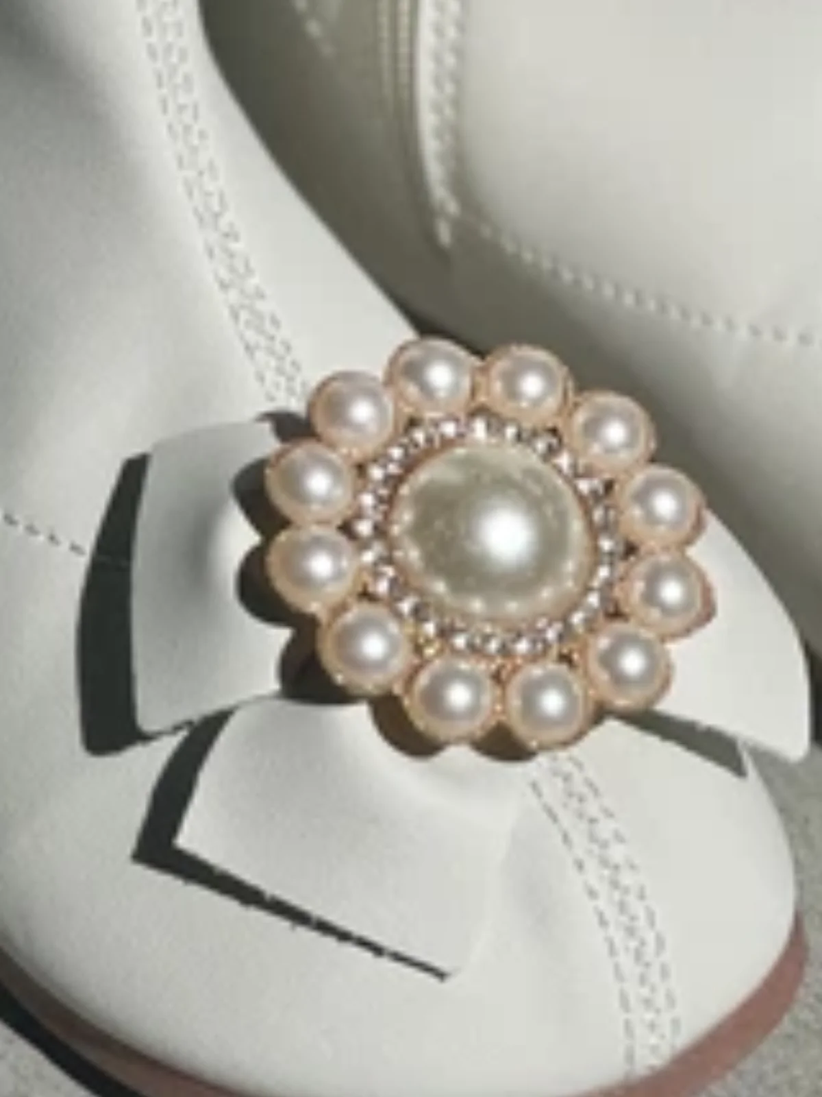 Catwalk Elegance Pearl Bow Ankle Boots By Liv and Mia - Image 4