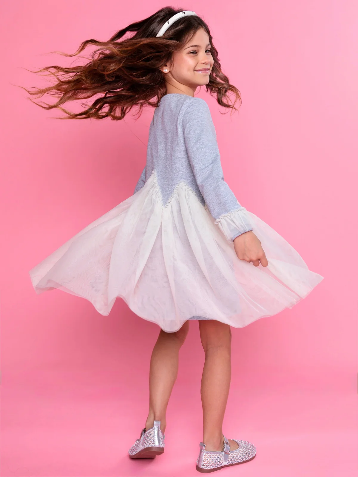 Charming Bow Tulle Twirl Dress - Image 2