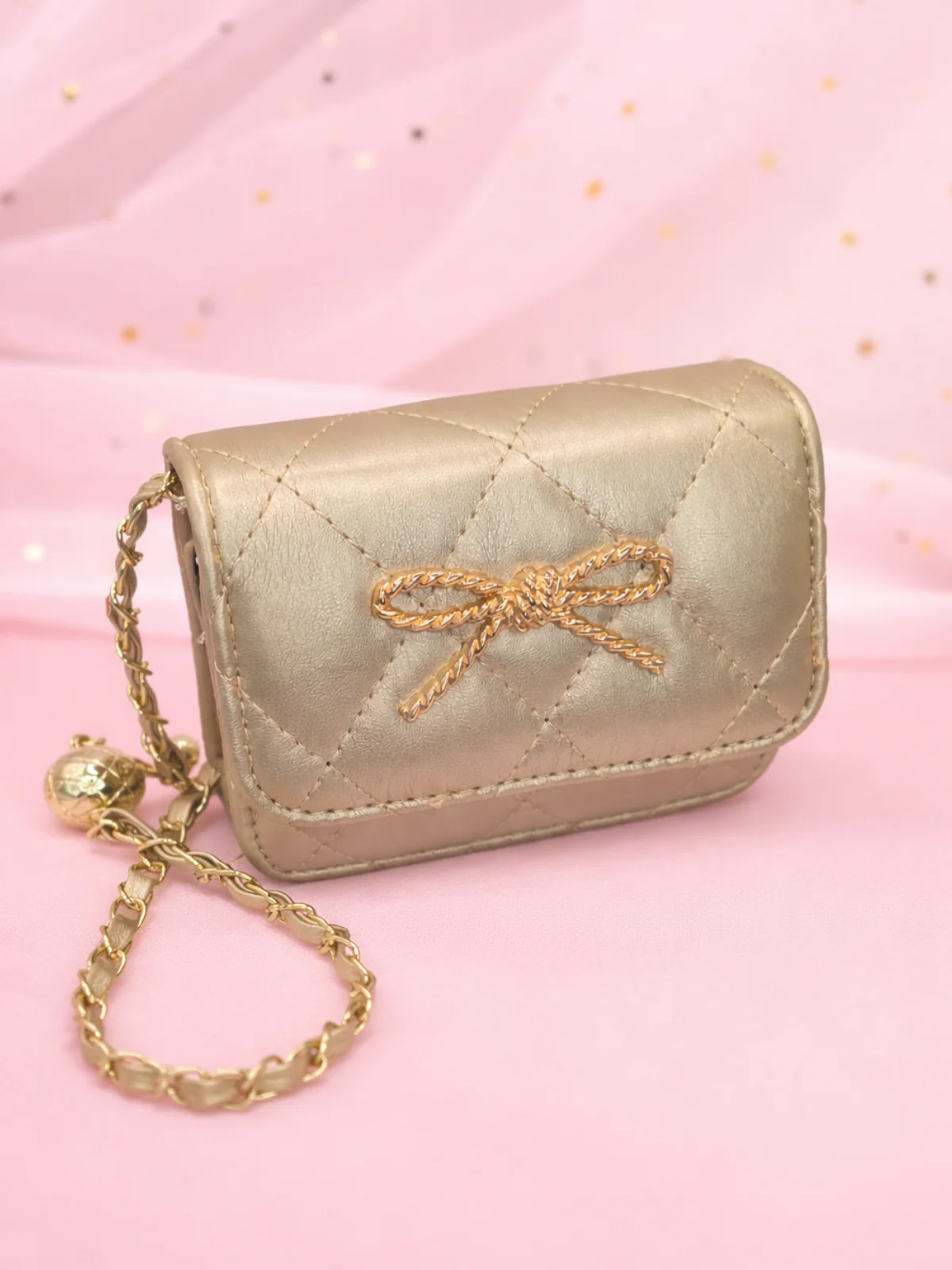 Chic Bow Mini Crossbody Purse - Image 2