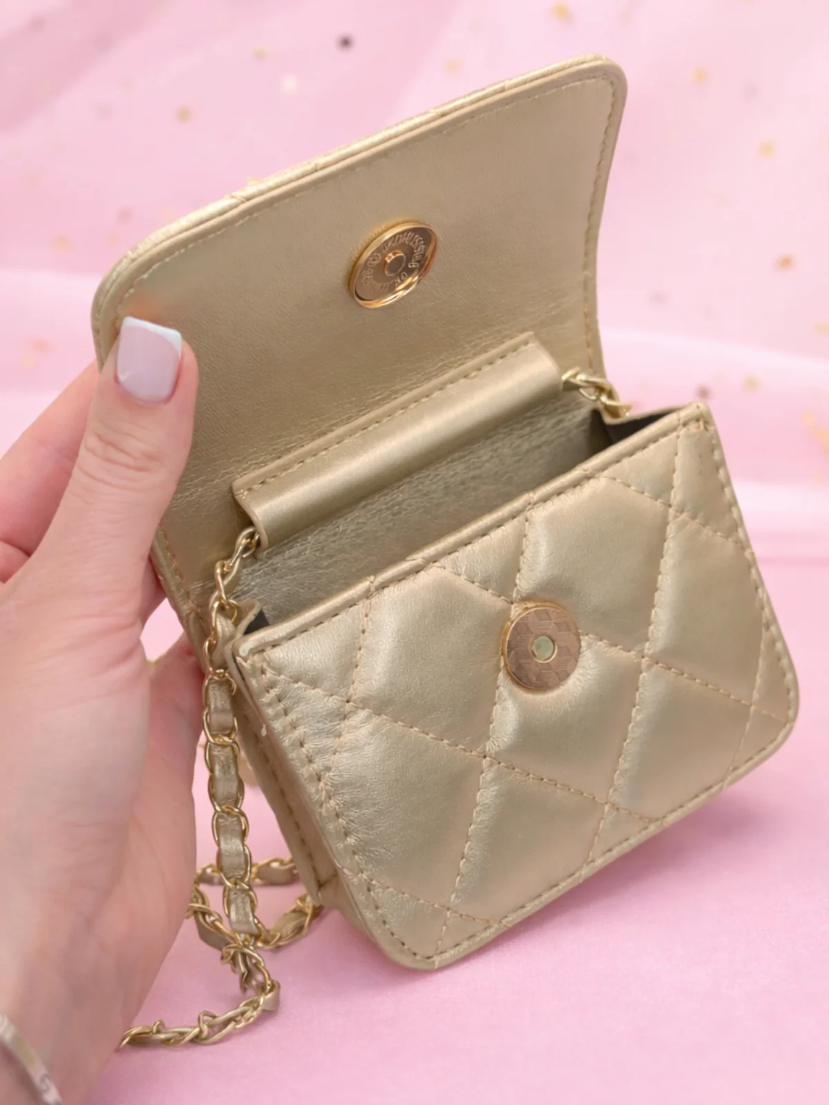 Chic Bow Mini Crossbody Purse - Image 3