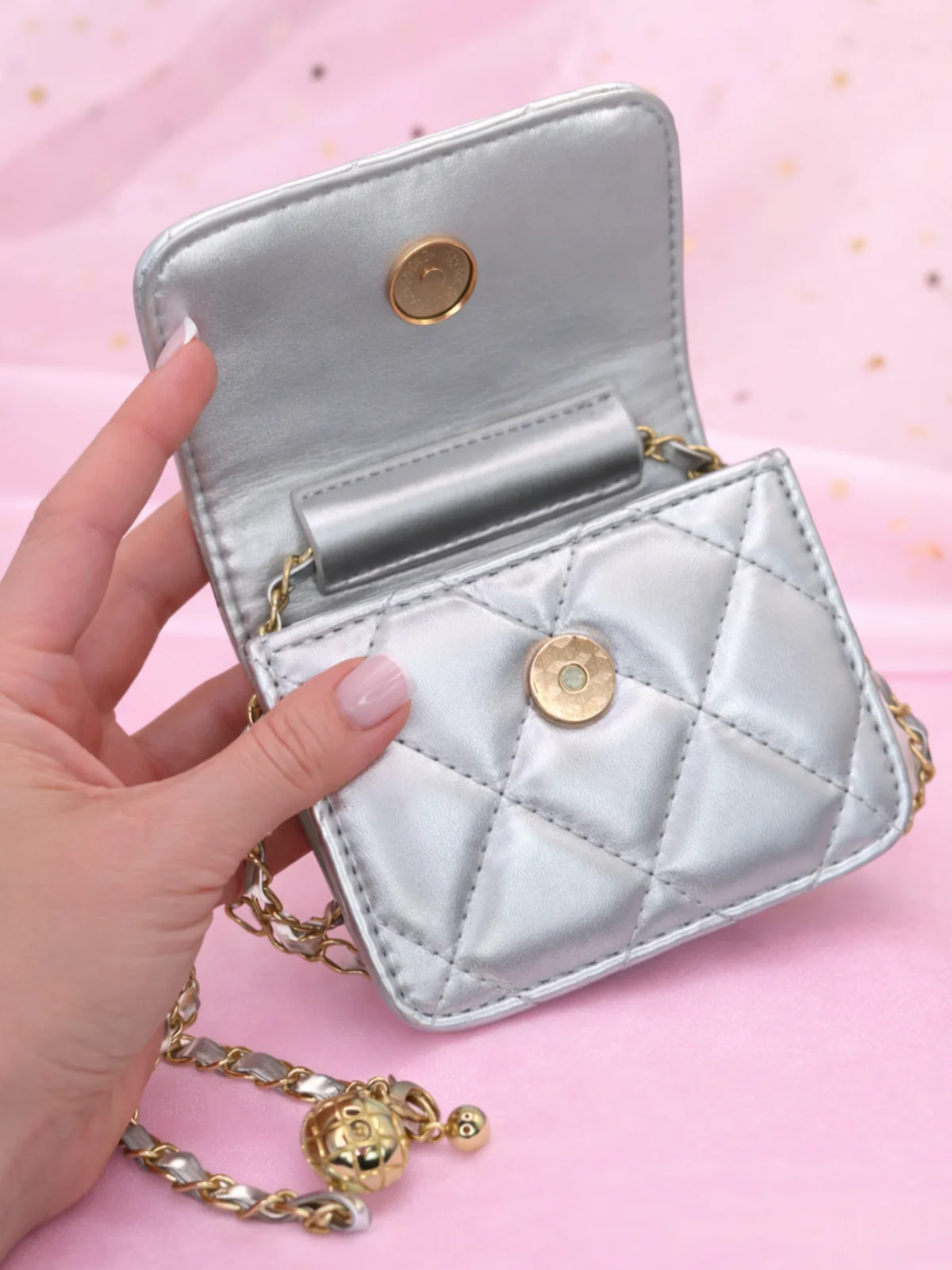 Chic Bow Mini Crossbody Purse - Image 4