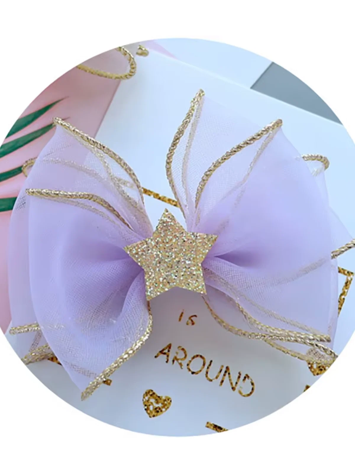 Starry Dreams Chiffon Hair Bows - Image 4
