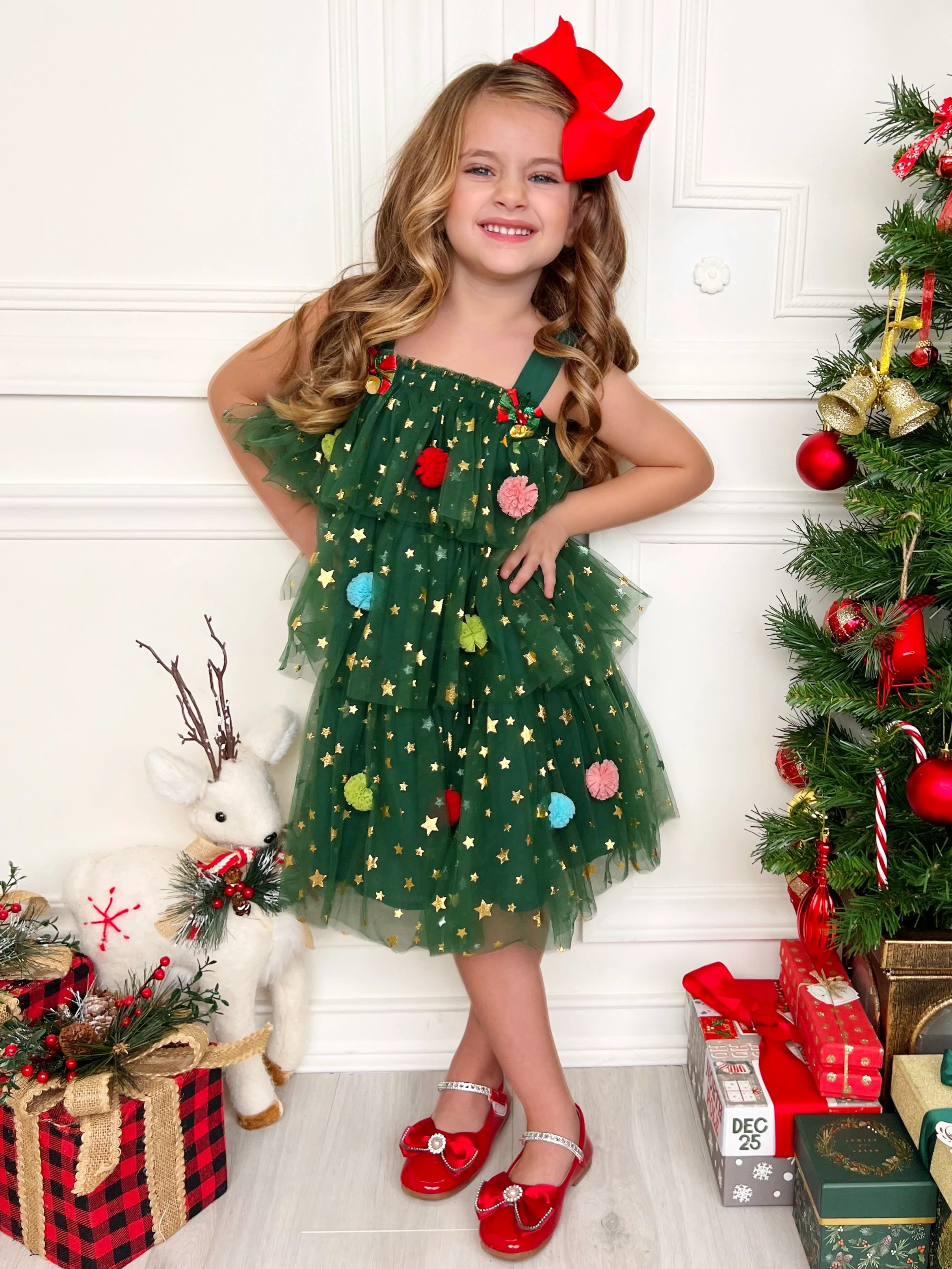 Christmas Ornament Starry Tulle Dress - Image 5