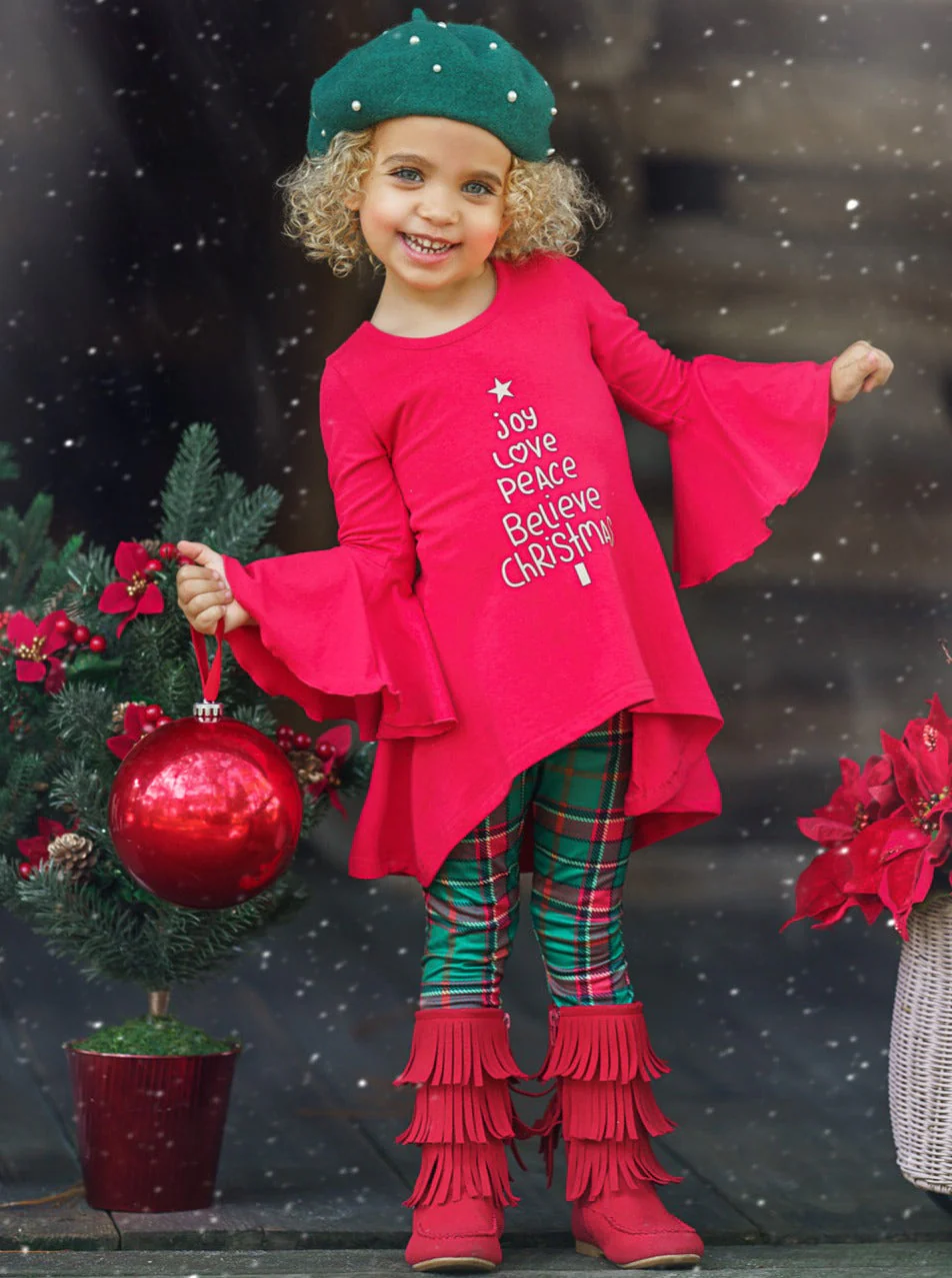 Christmas Spirit Hi-Lo Tunic And Legging Set - Image 2