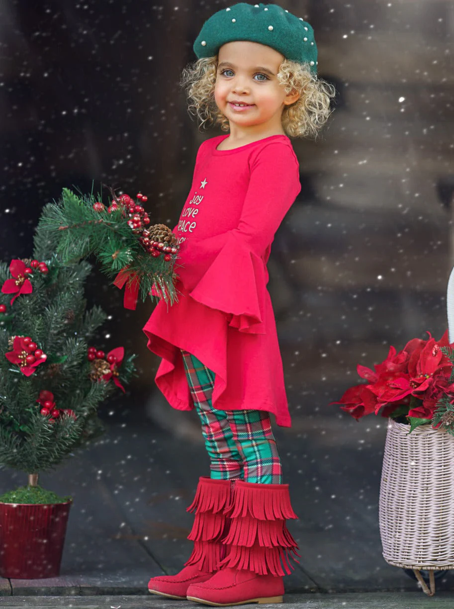 Christmas Spirit Hi-Lo Tunic And Legging Set - Image 3