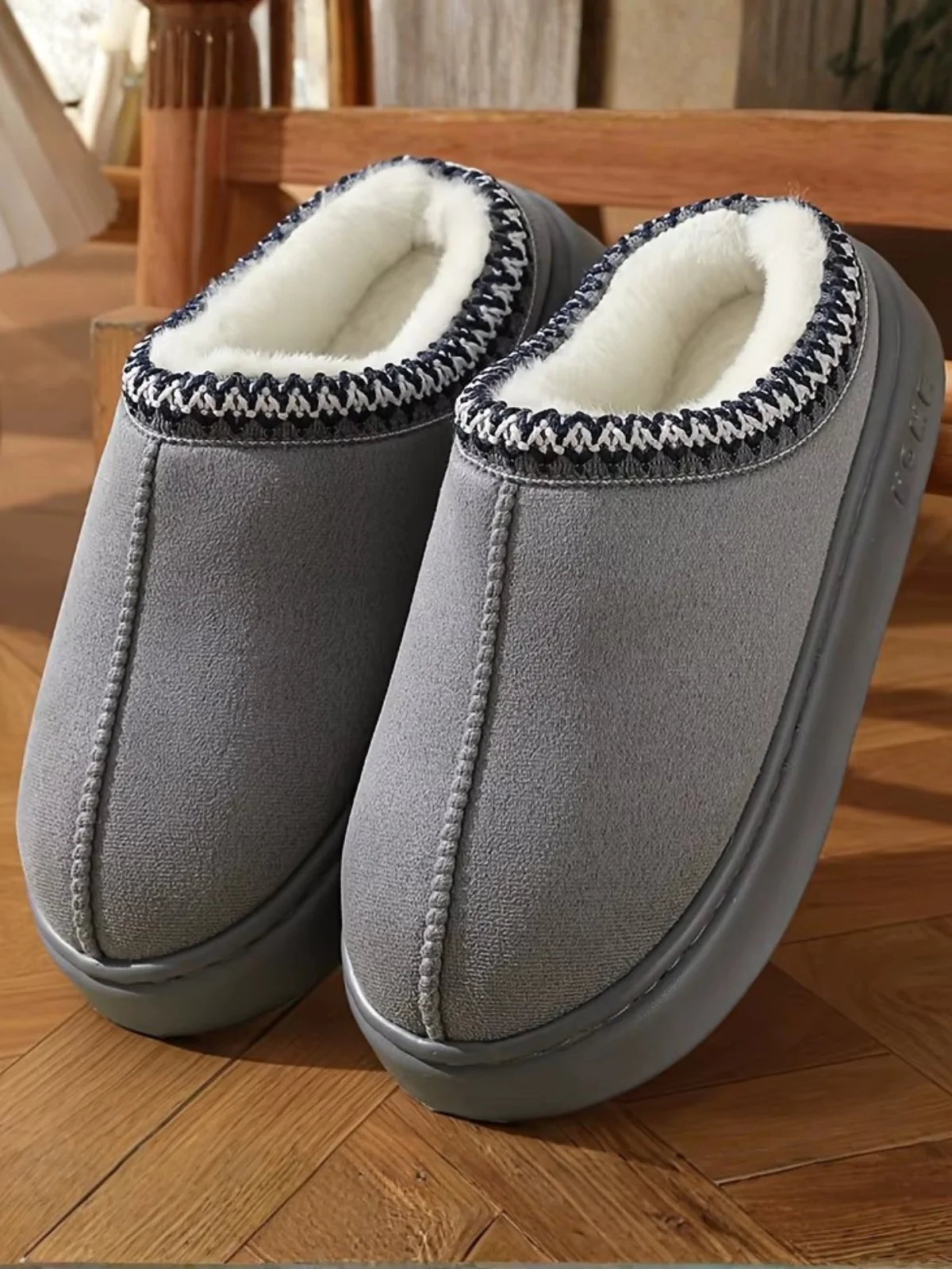 Cloud Soft Fleece-Lined Winter Slippers - Image 3