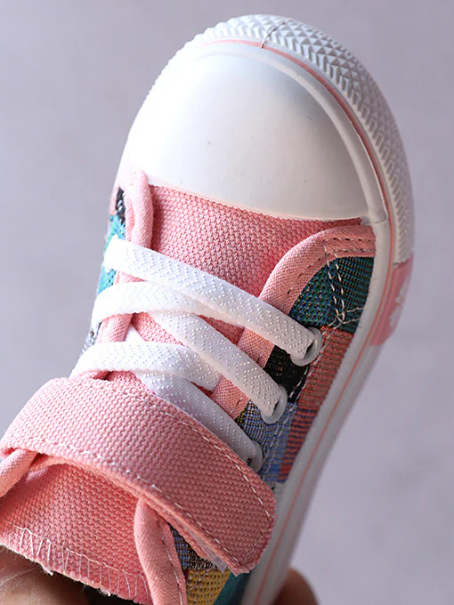 Color Blocks Canvas Sneakers by Liv and Mia - Image 10