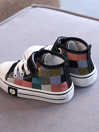 Color Blocks Canvas Sneakers by Liv and Mia - Image 15