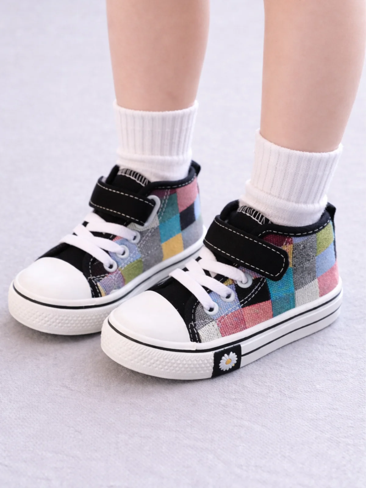 Color Blocks Canvas Sneakers by Liv and Mia - Image 3