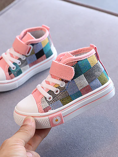 Color Blocks Canvas Sneakers by Liv and Mia - Image 7