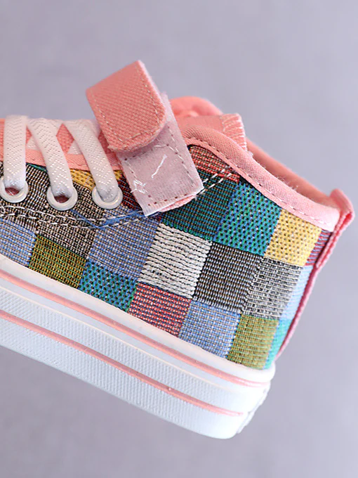 Color Blocks Canvas Sneakers by Liv and Mia - Image 8