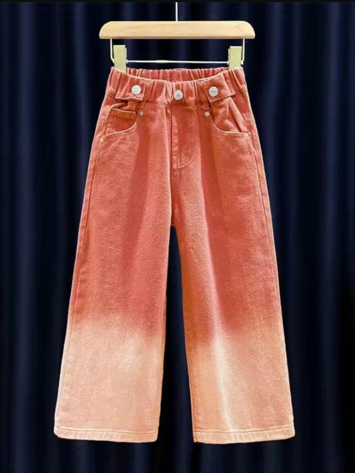 Color Me Cutie Ombre Wide Leg Jeans - Image 3