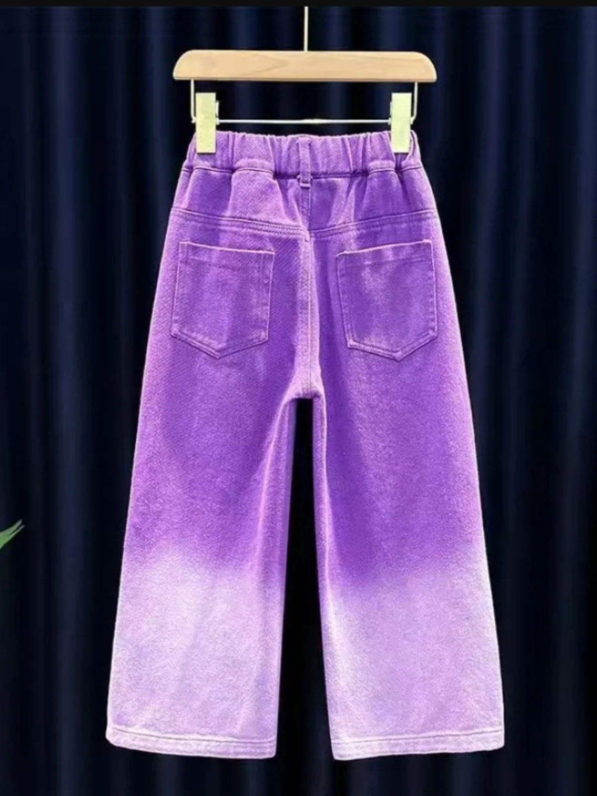 Color Me Cutie Ombre Wide Leg Jeans - Image 4