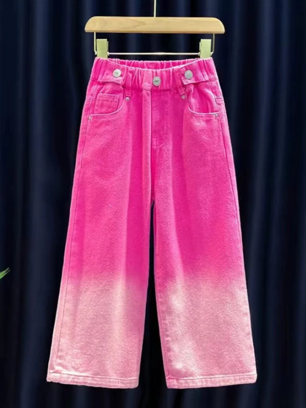 Color Me Cutie Ombre Wide Leg Jeans - Image 5