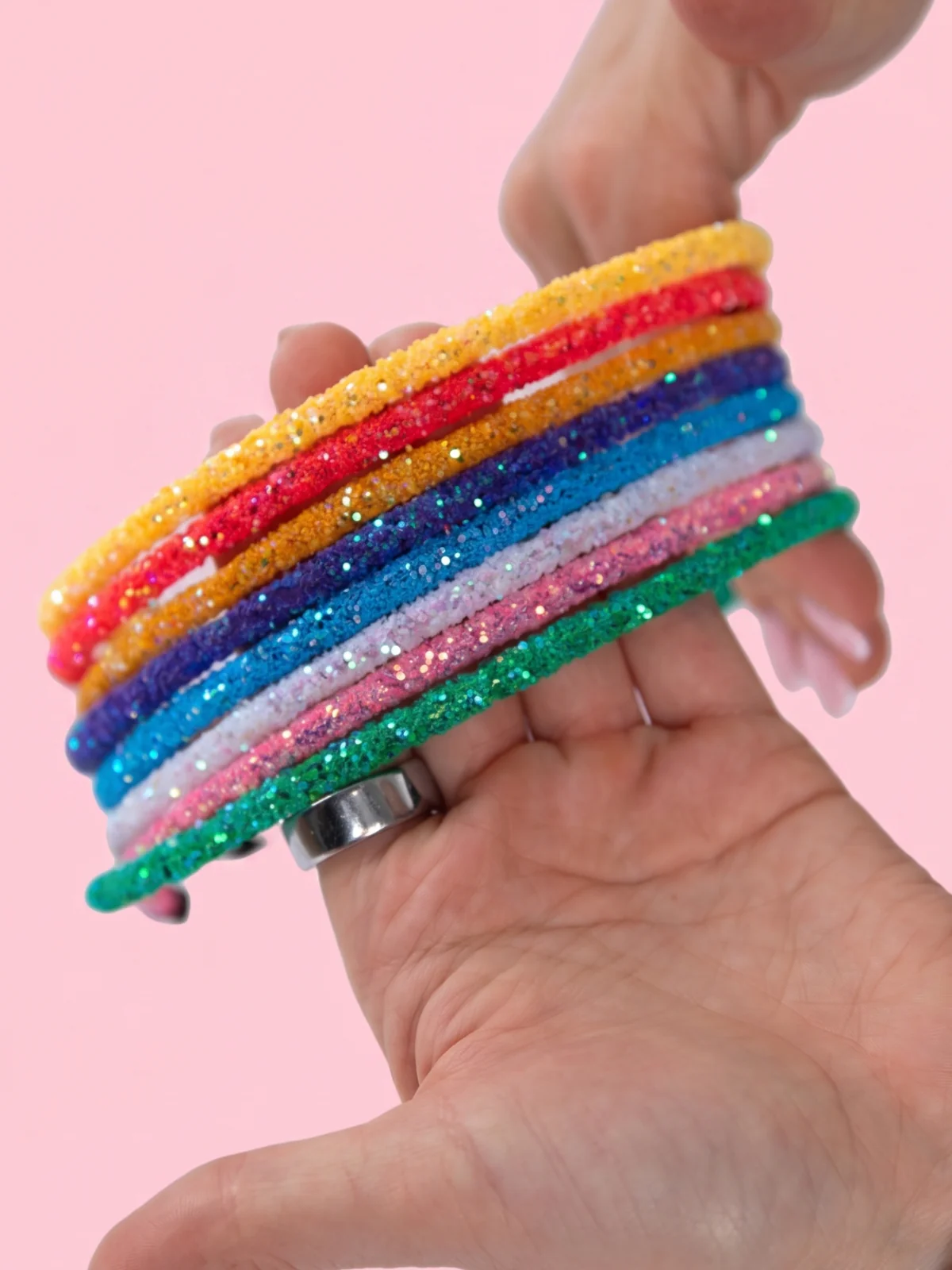 Color Pop Glitter Headband - Image 2