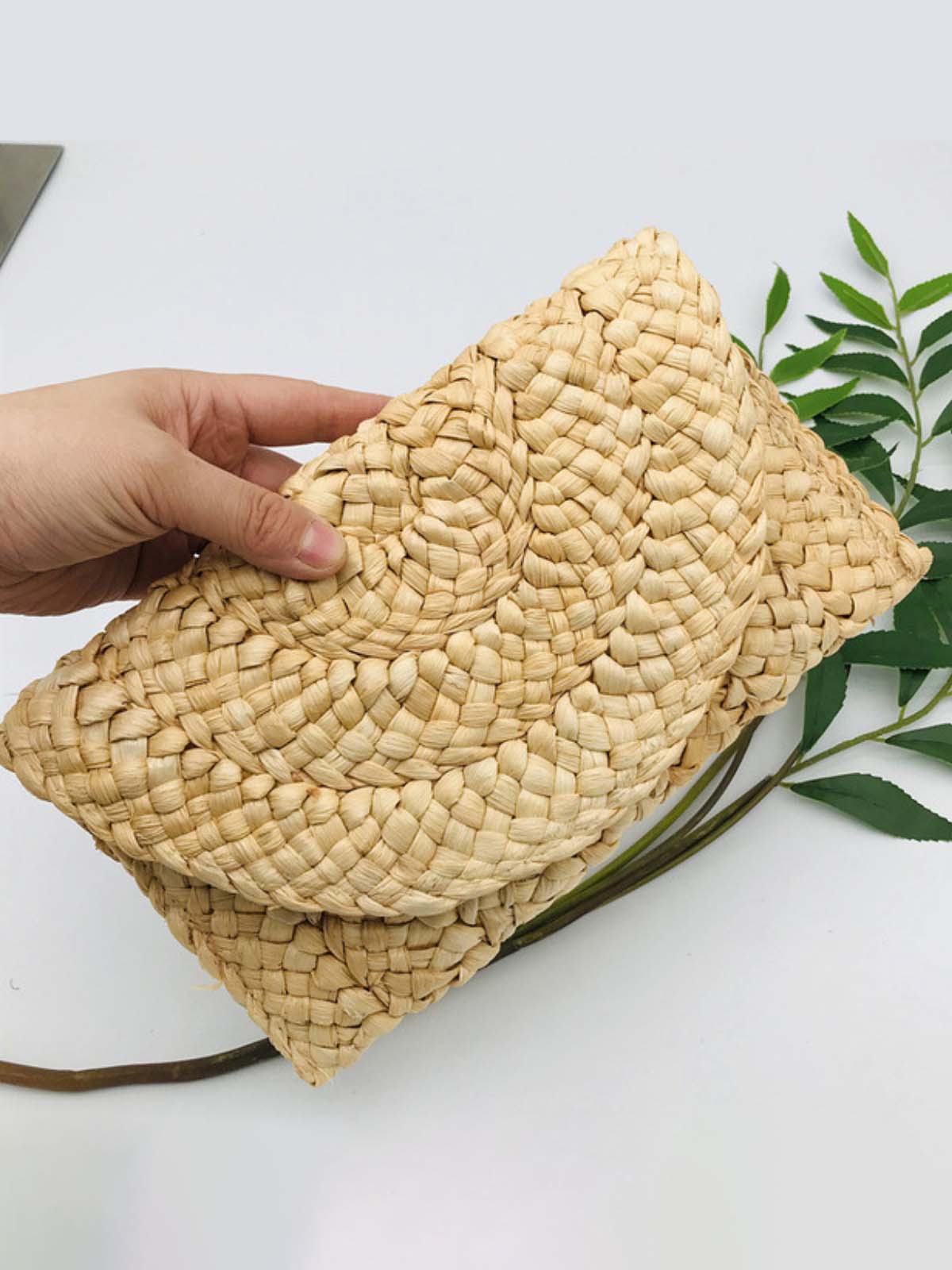 Hello Sunshine Small Straw Pouch - Image 3