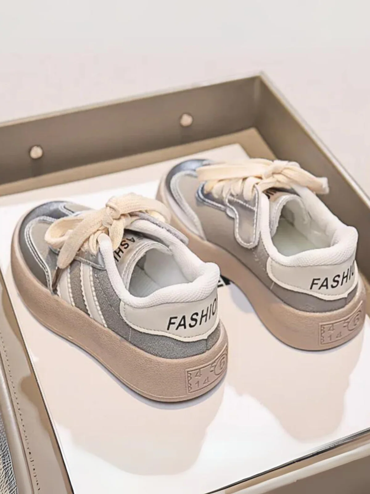 Cool Kids Metallic Sneakers By Liv and Mia - Image 3