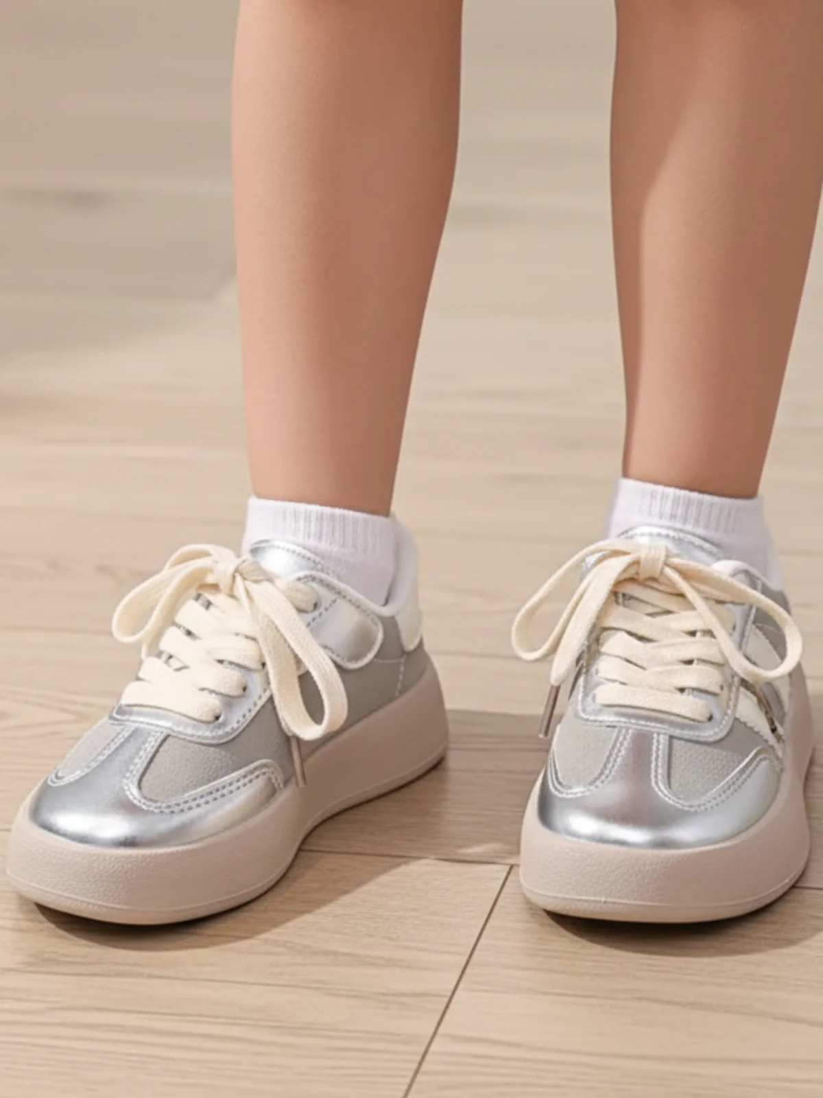 Cool Kids Metallic Sneakers By Liv and Mia - Image 7