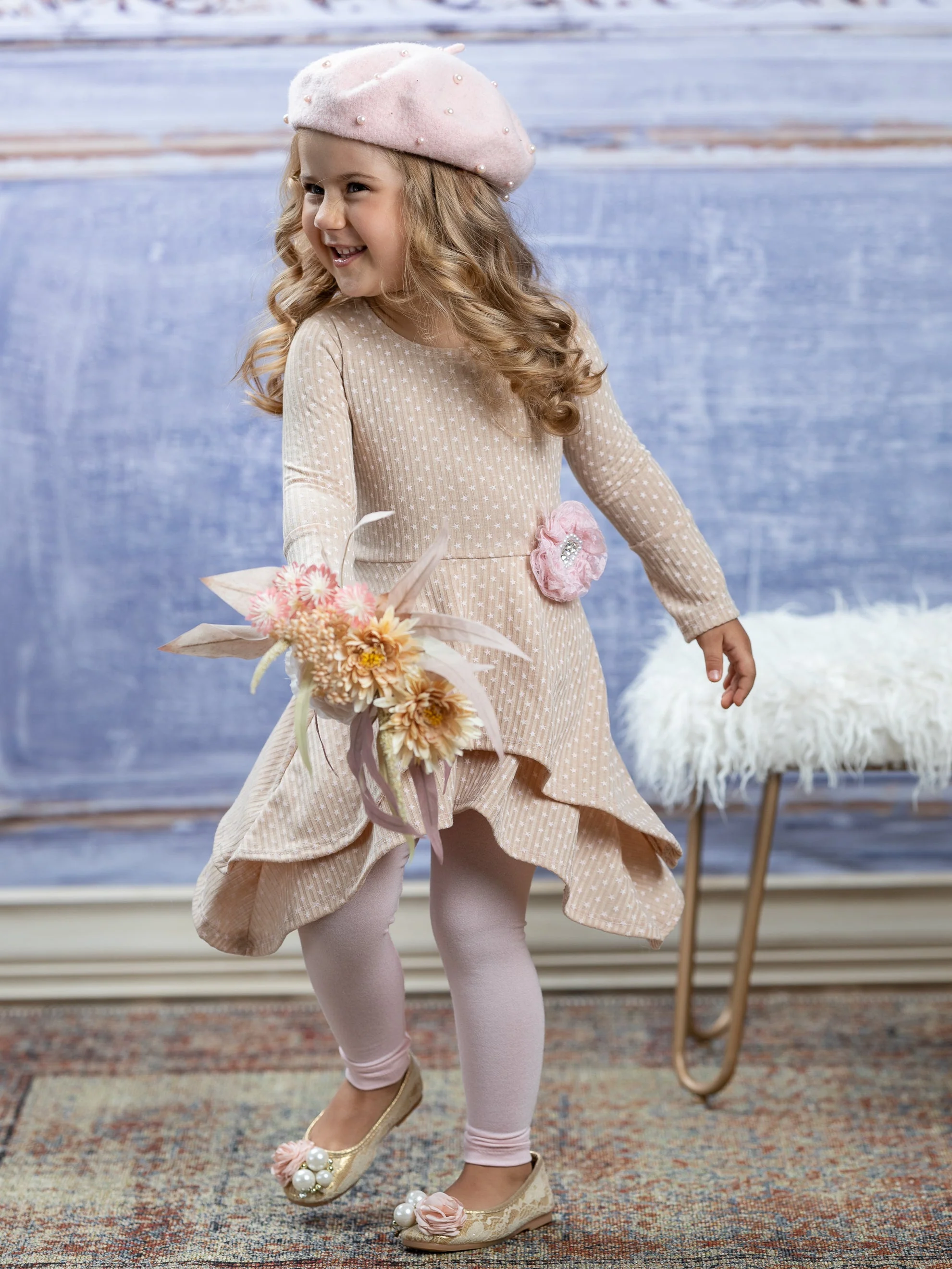 Little Star Sidetail Tunic and Legging Set - Image 5