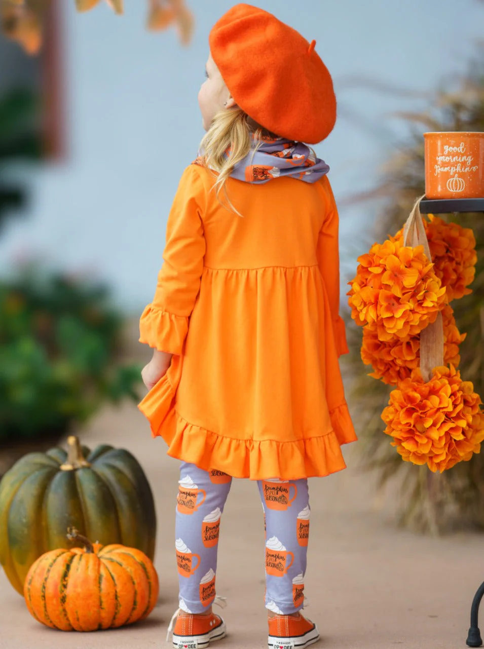 Pumpkin Spice Season Tunic, Scarf and Legging Set - Image 10