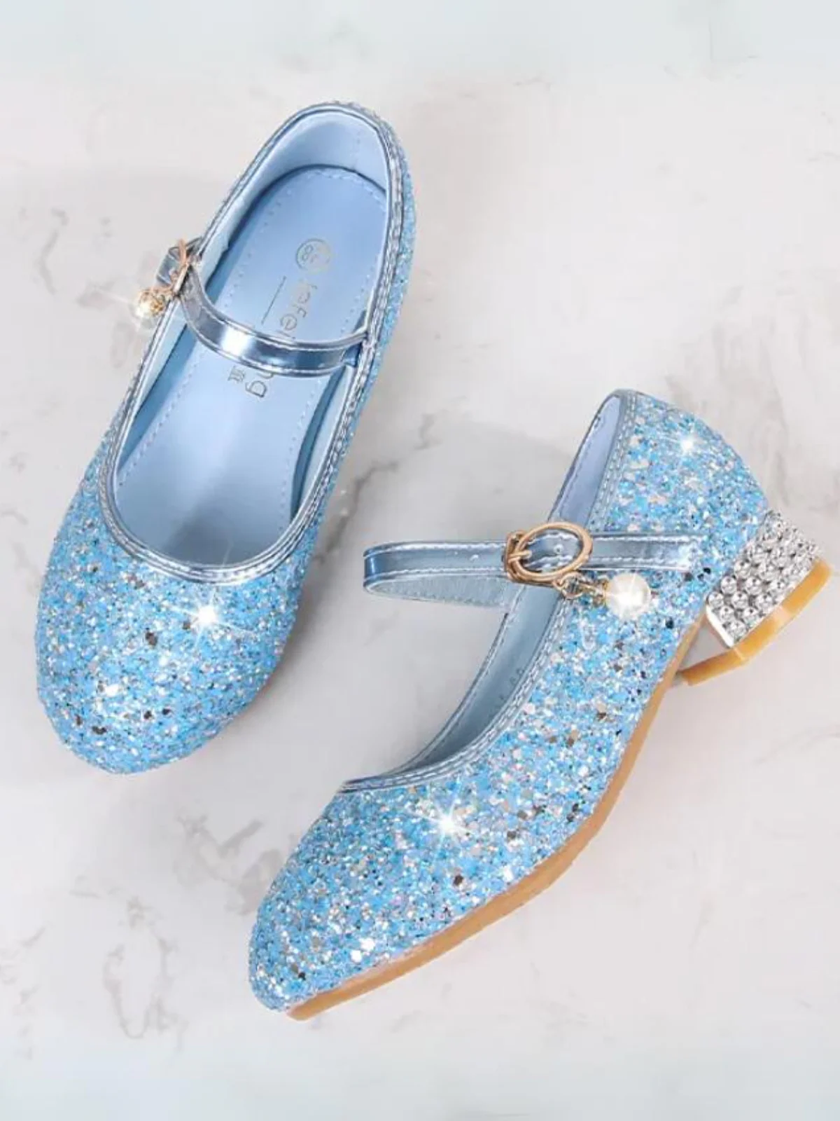 Fairytale Footwear Sequin Mary Jane Heels By Liv and Mia - Image 7