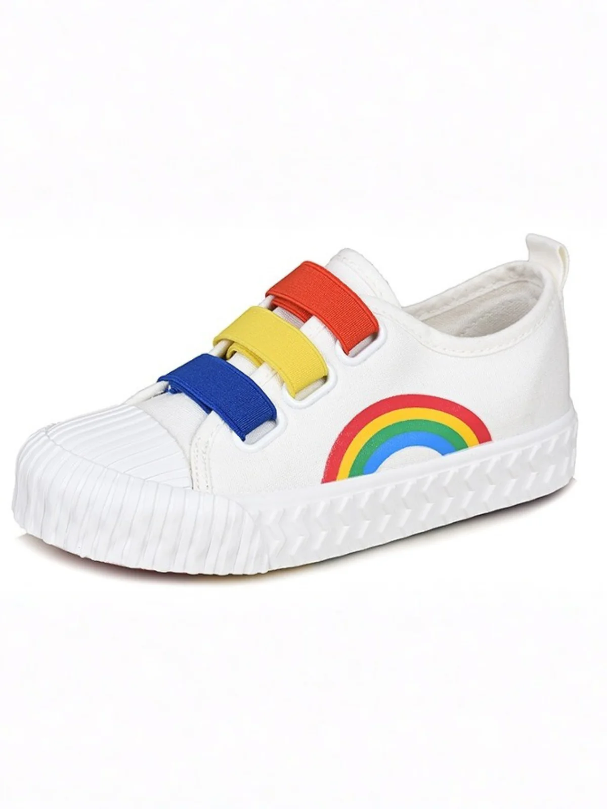 Happy Kicks Canvas Rainbow Sneakers By Liv and Mia - Image 5