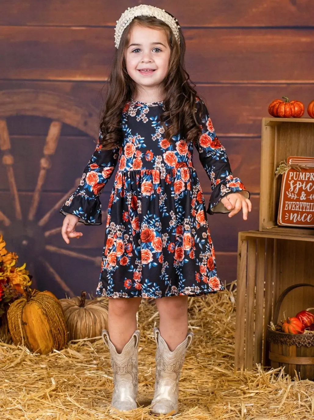 Bouquet Beauty Pleated Dress - Image 3