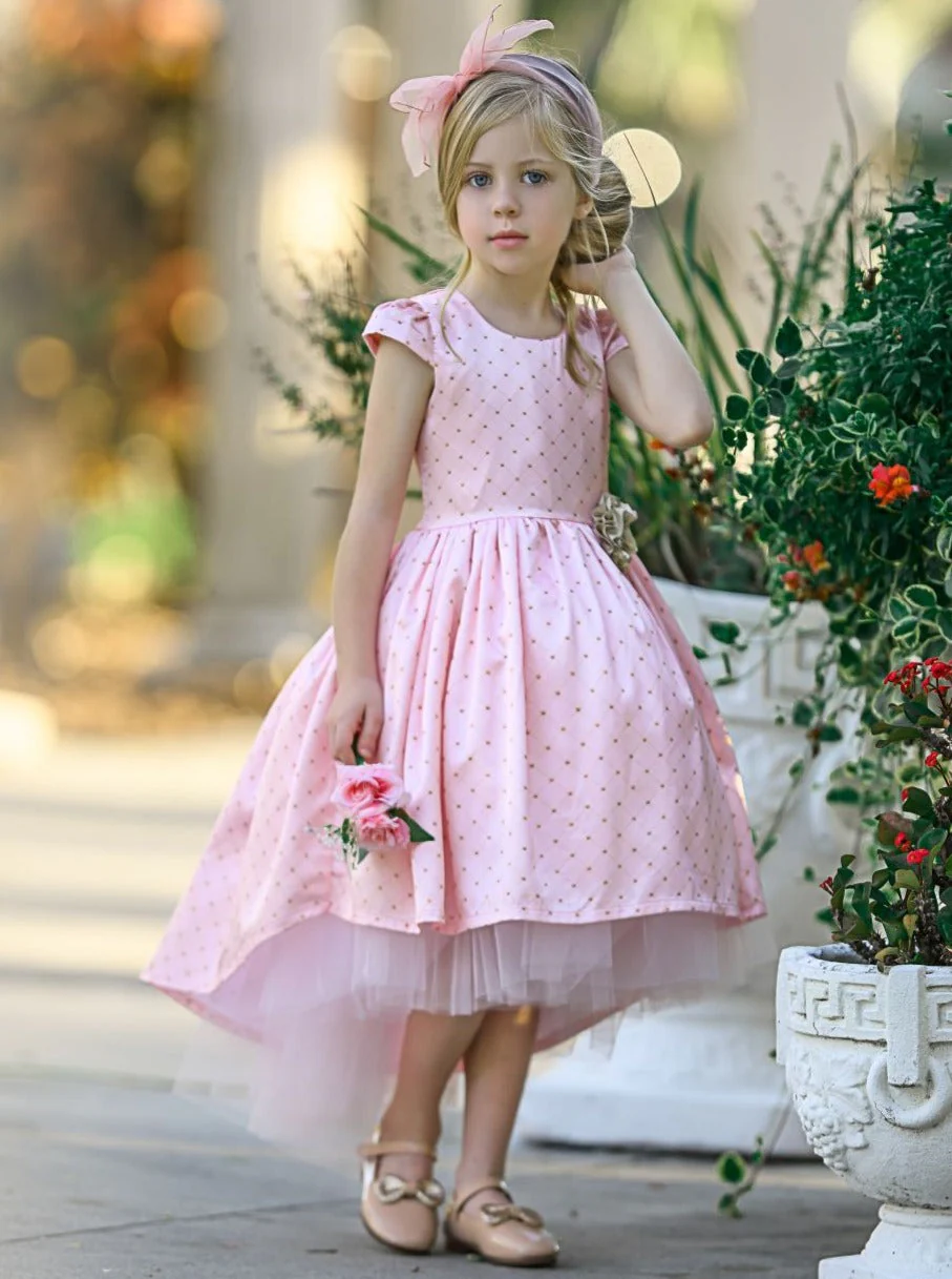 Off To Dance Hi-Lo Tulle Holiday Dress - Image 2