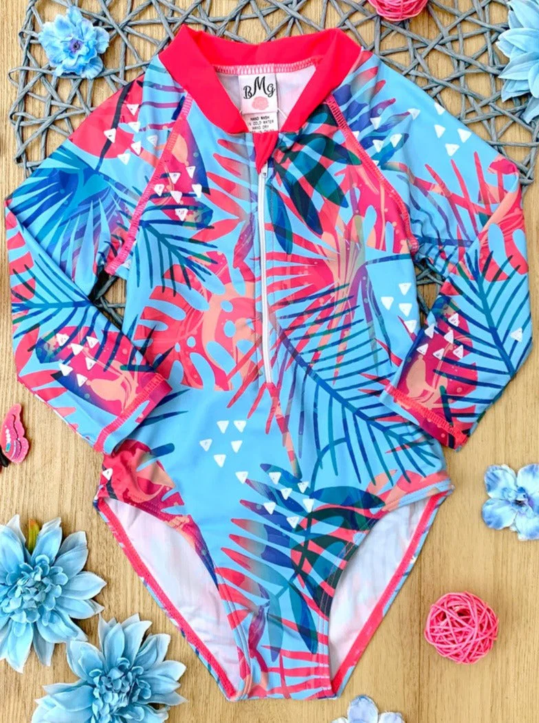 At the Oasis Rash Guard Swimsuit - Image 5