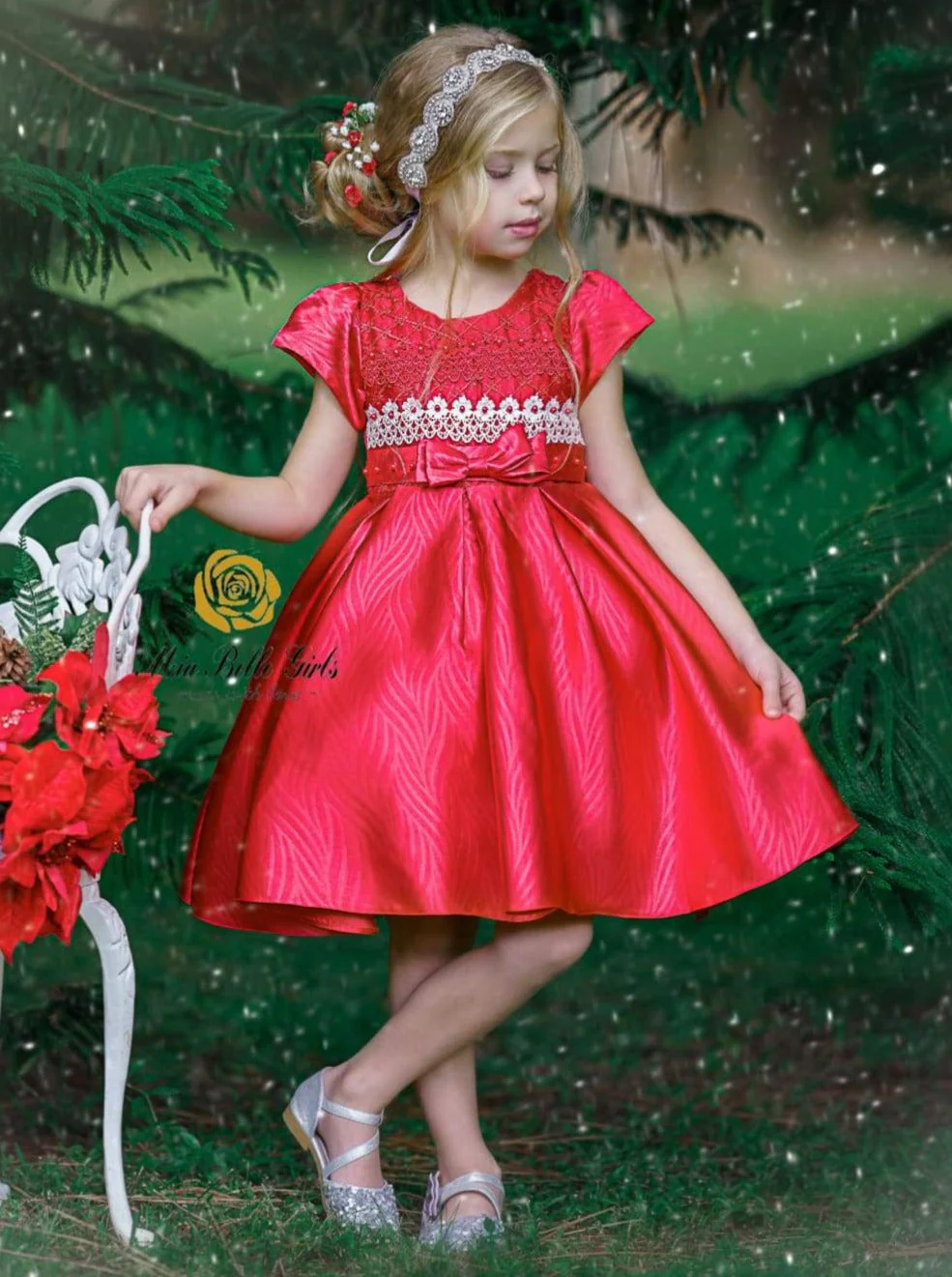 Girls Happily Forever Special Occasion Dress - Image 2