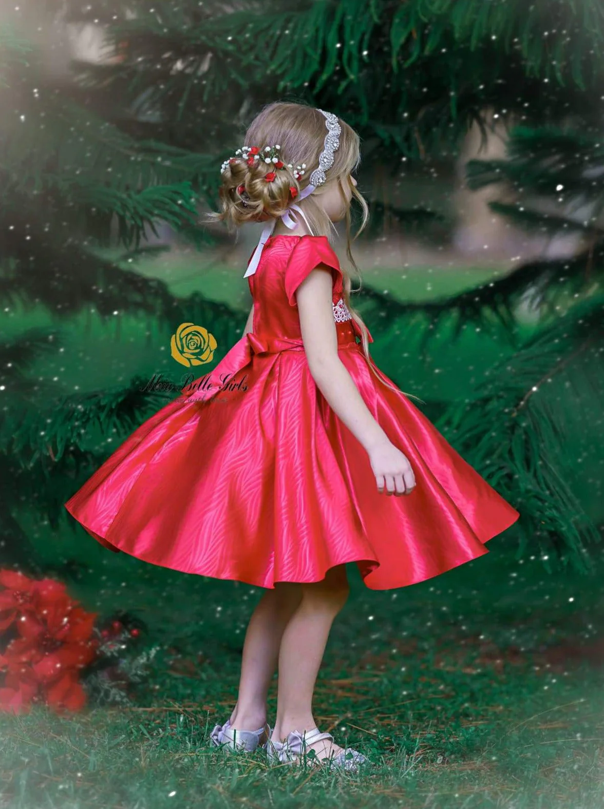 Girls Happily Forever Special Occasion Dress - Image 3