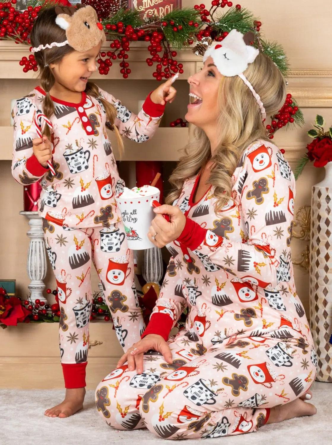 Mommy and Me Christmas Cookies Pajama Set - Image 2