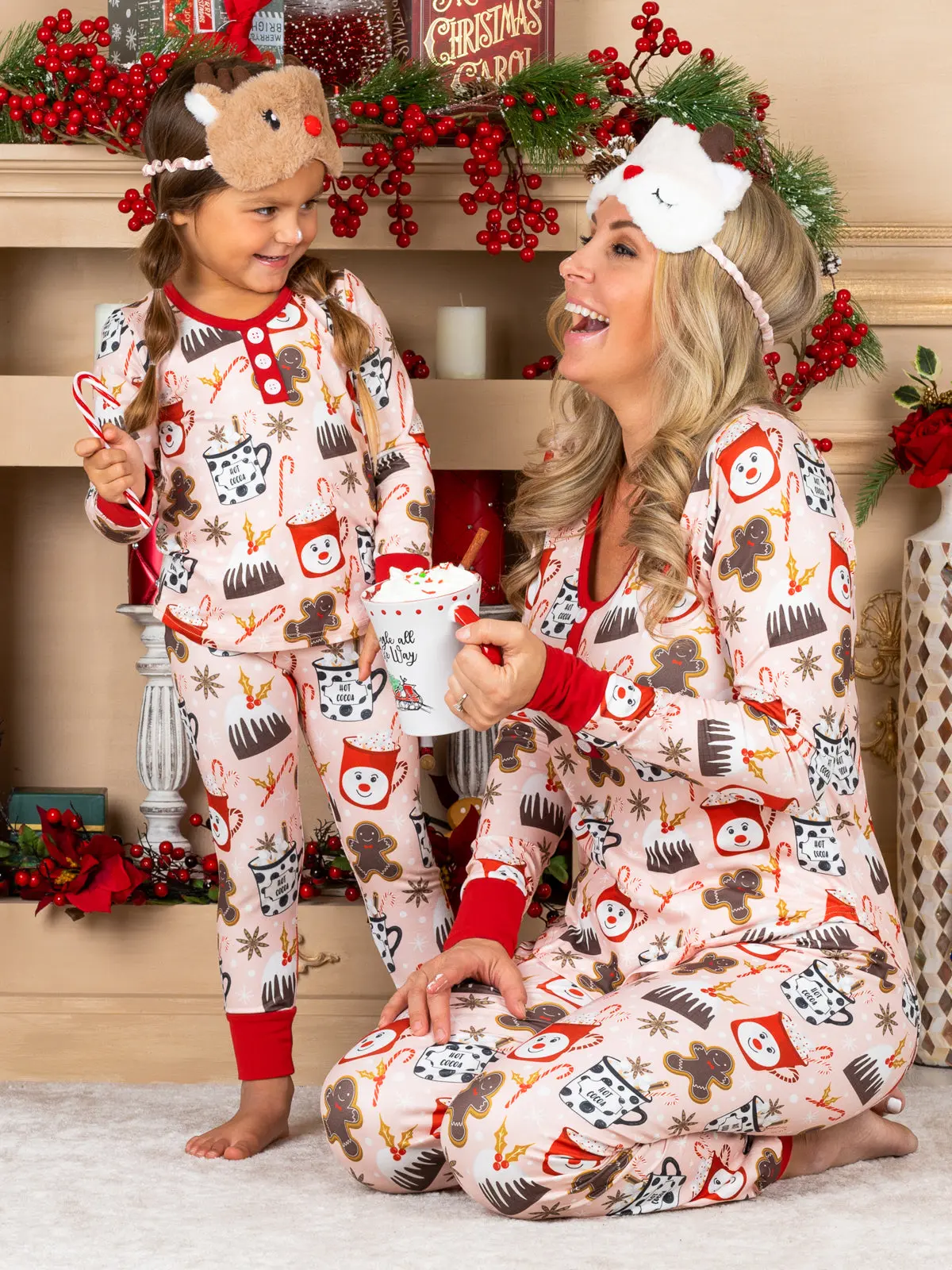 Mommy and Me Christmas Cookies Pajama Set - Image 3