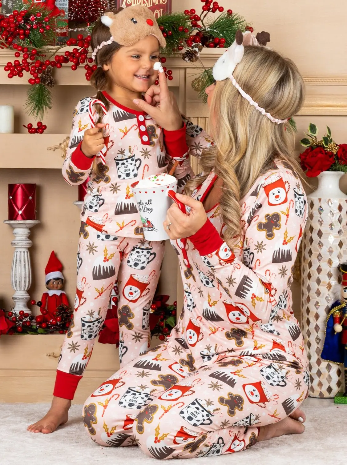 Mommy and Me Christmas Cookies Pajama Set - Image 4