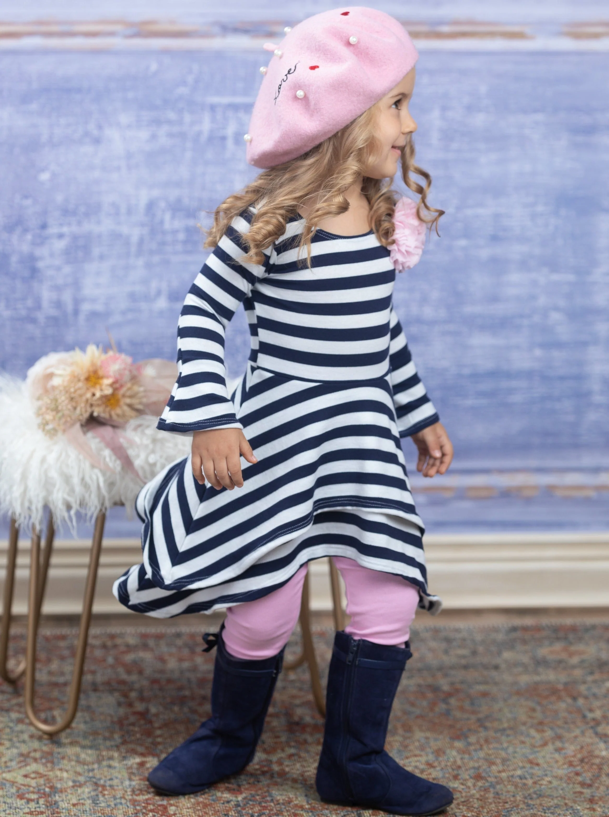 Parisian Chic Sidetail Tunic and Legging Set - Image 8