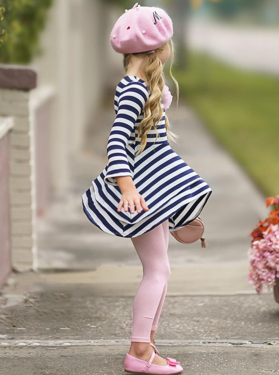 Parisian Chic Sidetail Tunic and Legging Set - Image 9