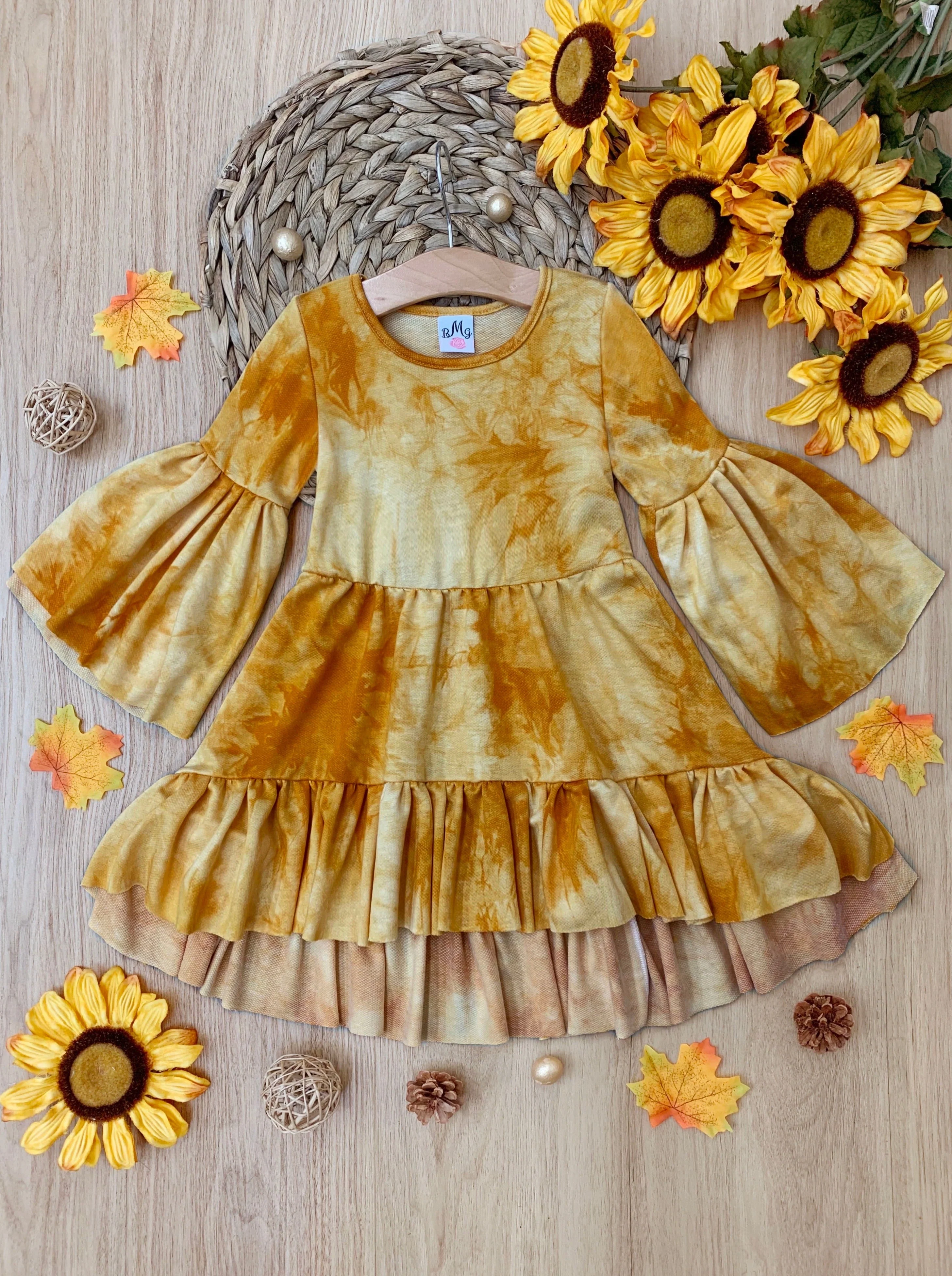 Golden Zoe Boho Tie-Dye Tunic - Image 2