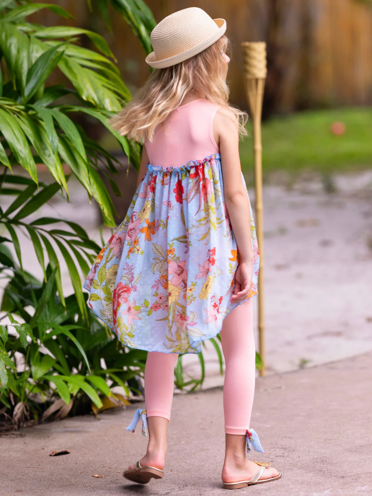 Coral Garden Hi-Lo Tunic and Legging Set - Image 3