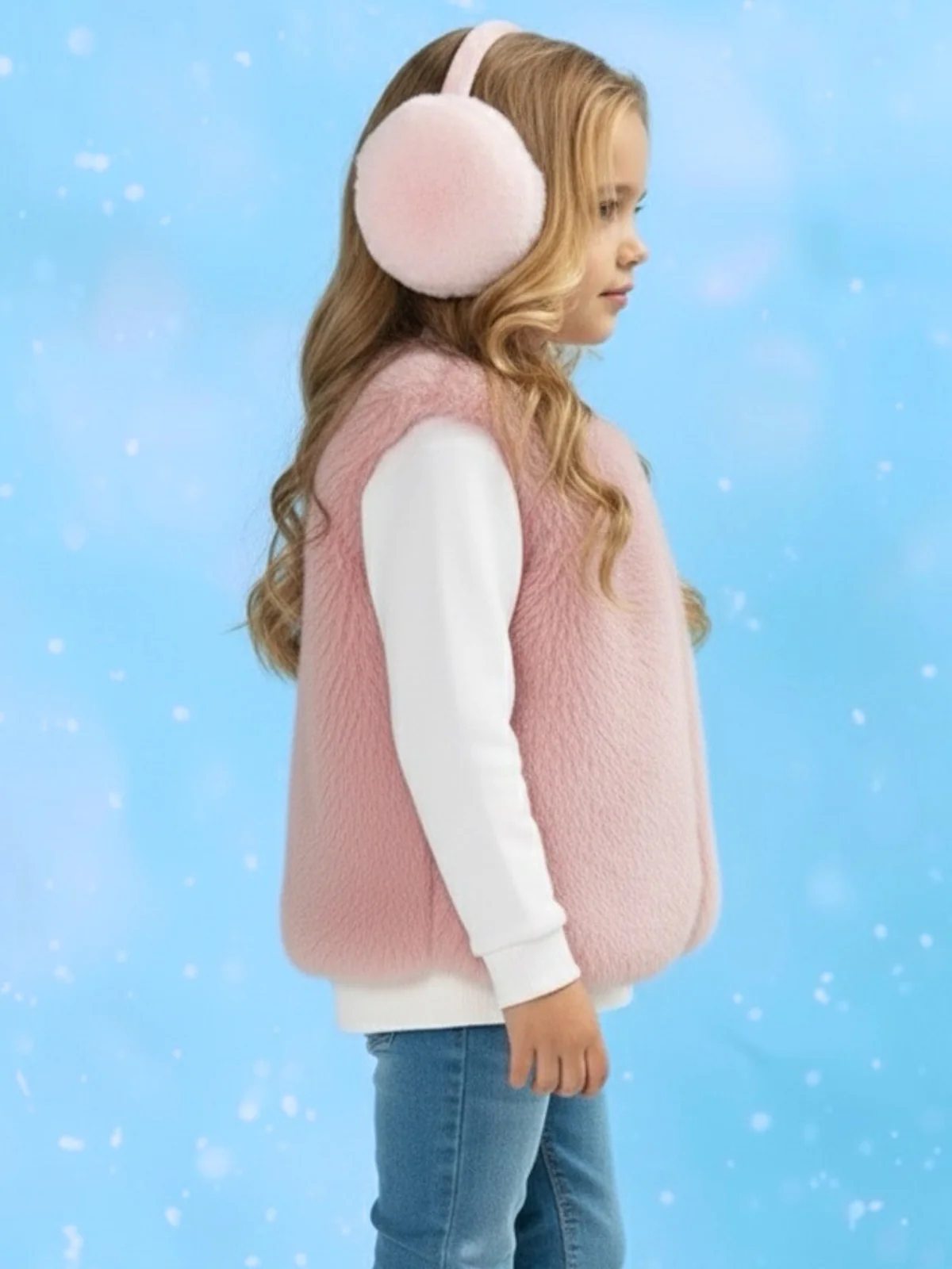 Cozy Chic Faux Fur Vest - Image 2