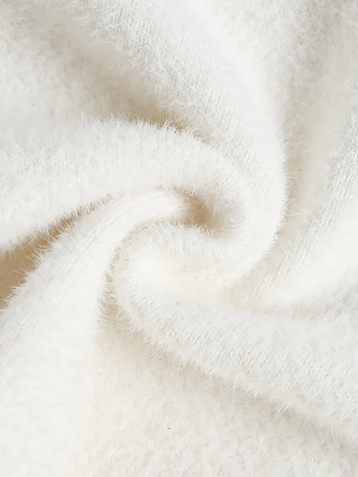 Pearl and Bow Fuzzy Sweater - Image 10