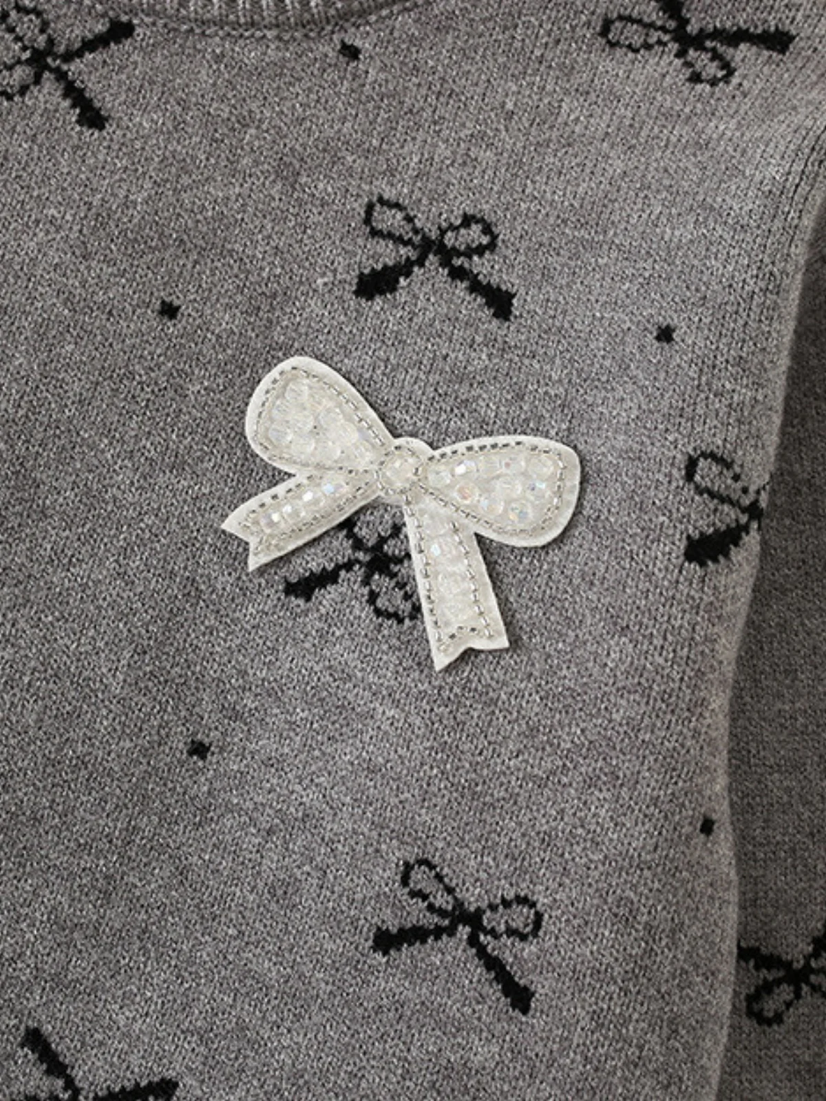 Cozy Bow Sweater and Ruffle Skirt Set - Image 7