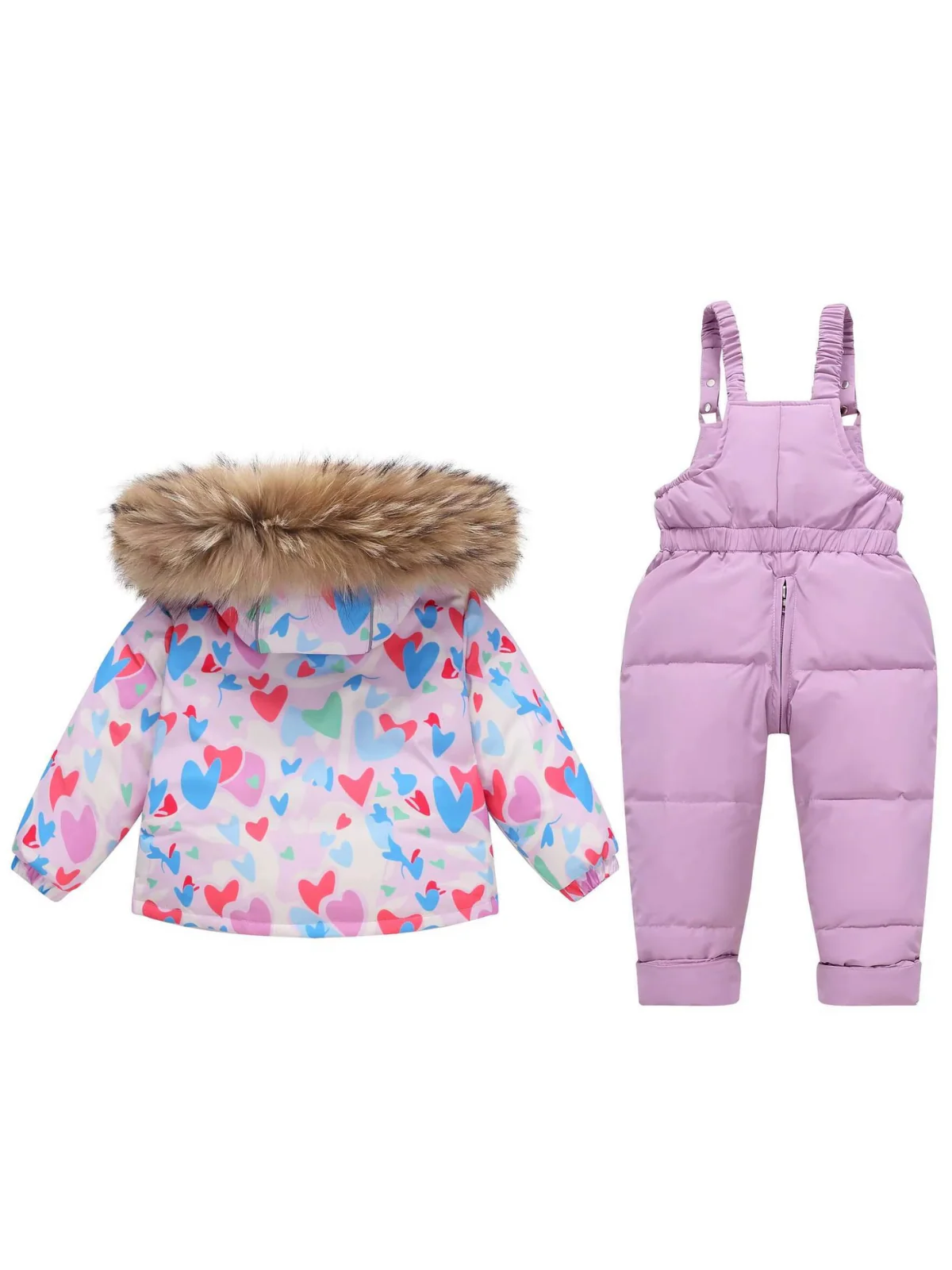 Cozy Snow Day Puffer Jacket and Snow Bib Set - Image 6
