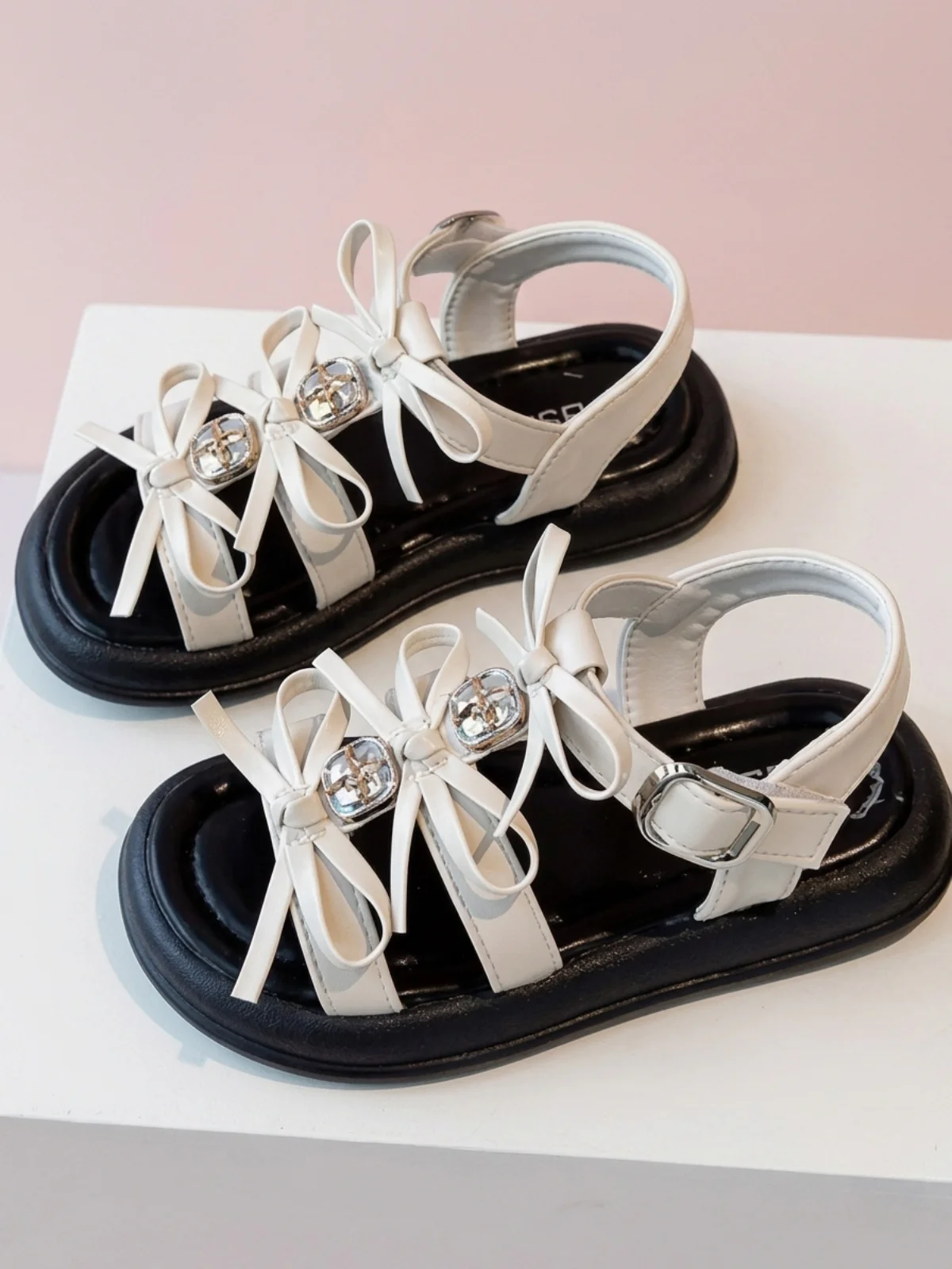 Glam Twist Bow Strappy Gladiator Dress Sandal - Image 2
